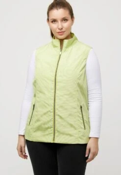 Ulla Popken Kamizelka - Vert Citron Vert