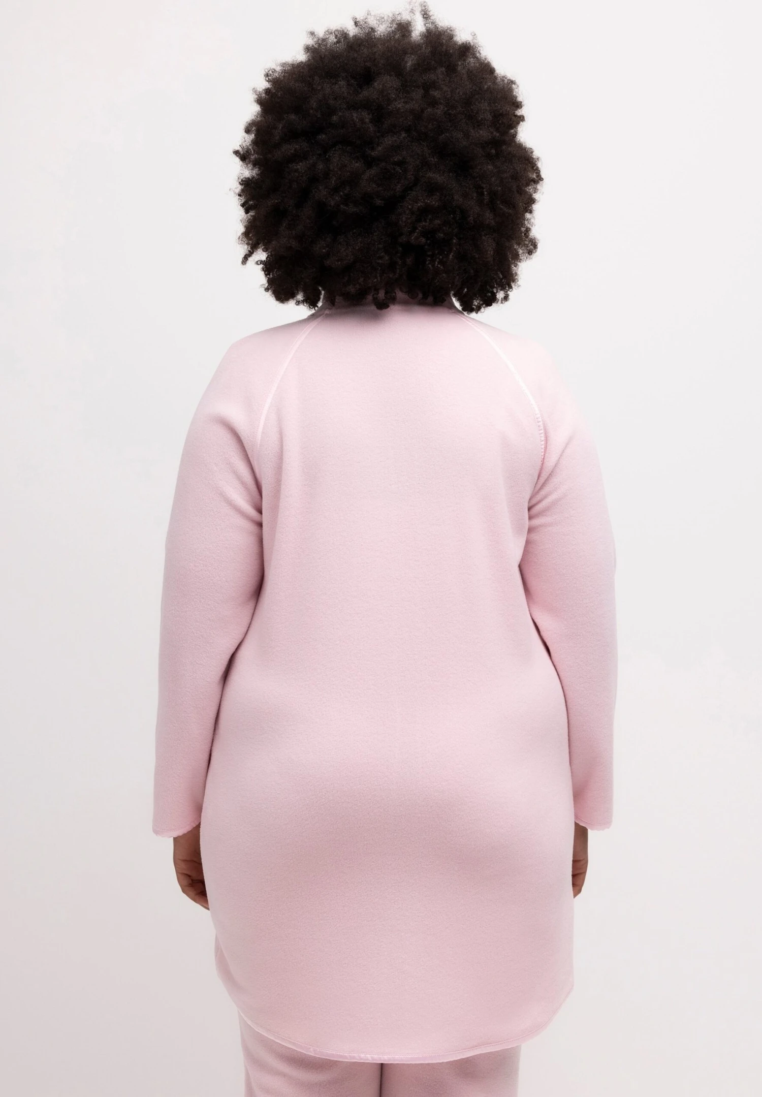 Ulla Popken 2-WEGE-ZIPPER - Krótki Płaszcz - Blasses Rosa 4 Ulla Popken 2-WEGE-ZIPPER - Krótki Płaszcz - Blasses Rosa - obrazek 2