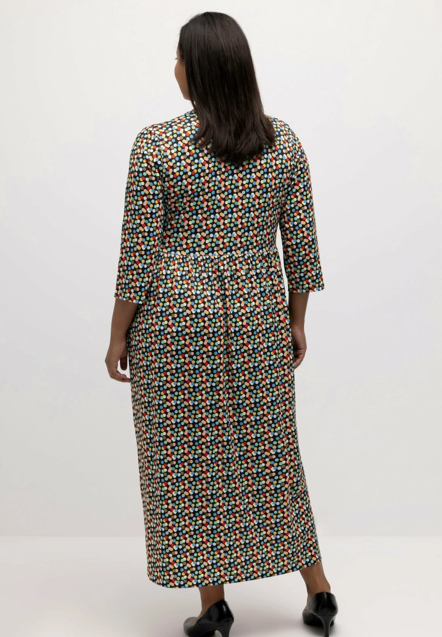 Ulla Popken Sukienka Z Dżerseju - Türkisblu 5 Ulla Popken Sukienka Z Dżerseju - Türkisblu - obrazek 3