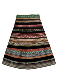 Ulla Popken Spódnica Trapezowa - Multicolore -Ulla Popken efa9248b44db402d9c9ccb6e15dd97f1