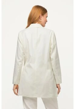 Ulla Popken Krótki Płaszcz - Blanc Neige -Ulla Popken f003fc999d4a470fb3a1fe1198c5d6f0