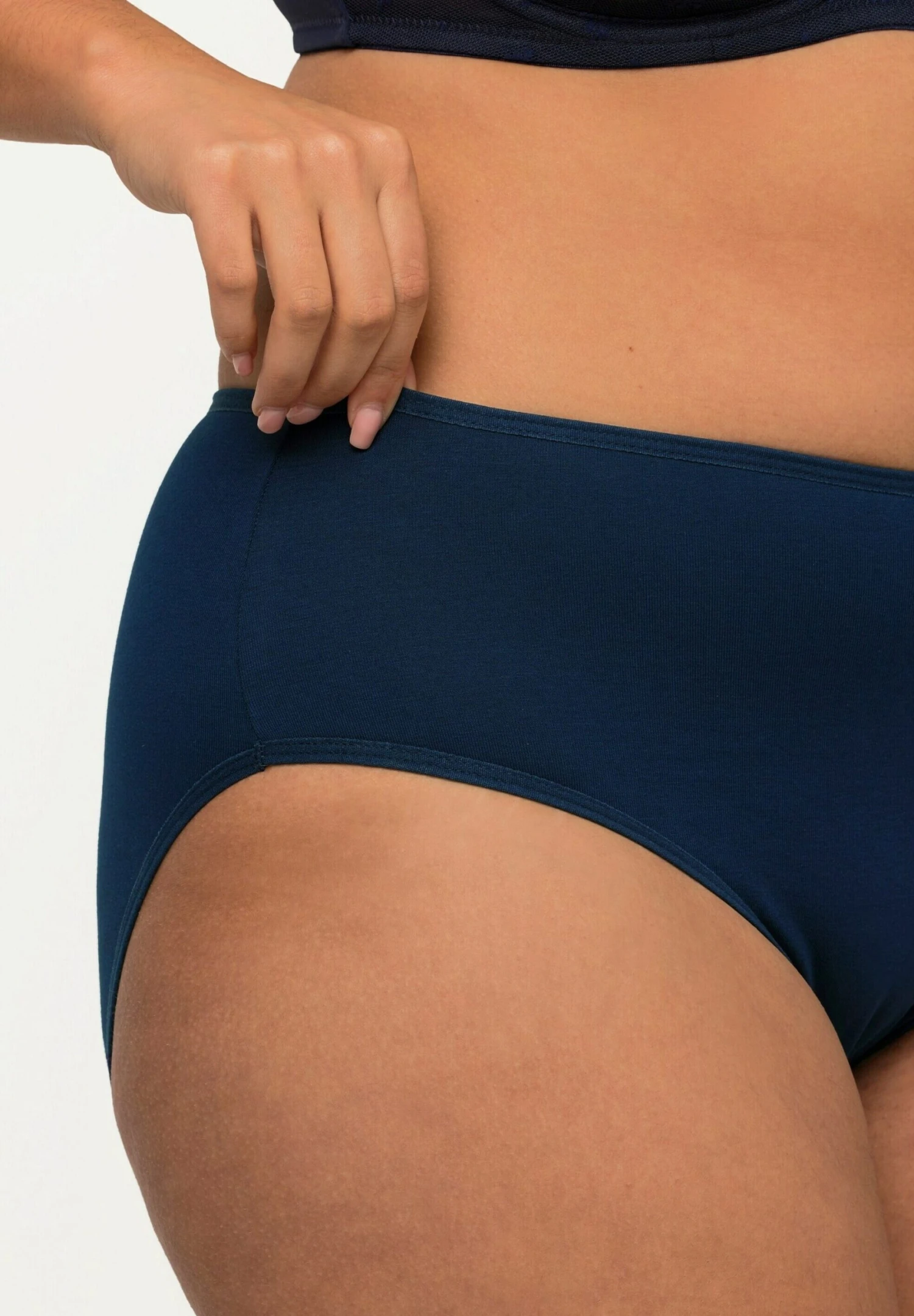 Ulla Popken 4ER-PACK - Figi - Blue Light Blue Black 6 Ulla Popken 4ER-PACK - Figi - Blue Light Blue Black - obrazek 4