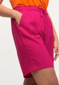 Ulla Popken Szorty - Pink -Ulla Popken f16fc28ec0254a9aaf0cfa39dccf7a34