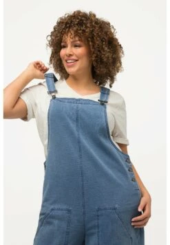 Ulla Popken Ogrodniczki - Bleu Jean -Ulla Popken f1edfbfbb59141cbb1463b3f51b894f6