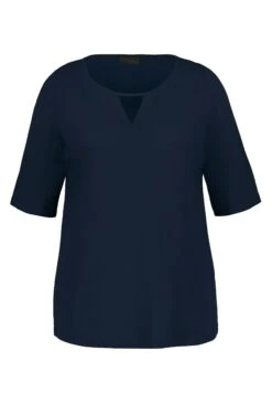 Ulla Popken T-shirt Basic - Schiefer -Ulla Popken f2ddbff35cb348fbad1cd8e29cefaaf1