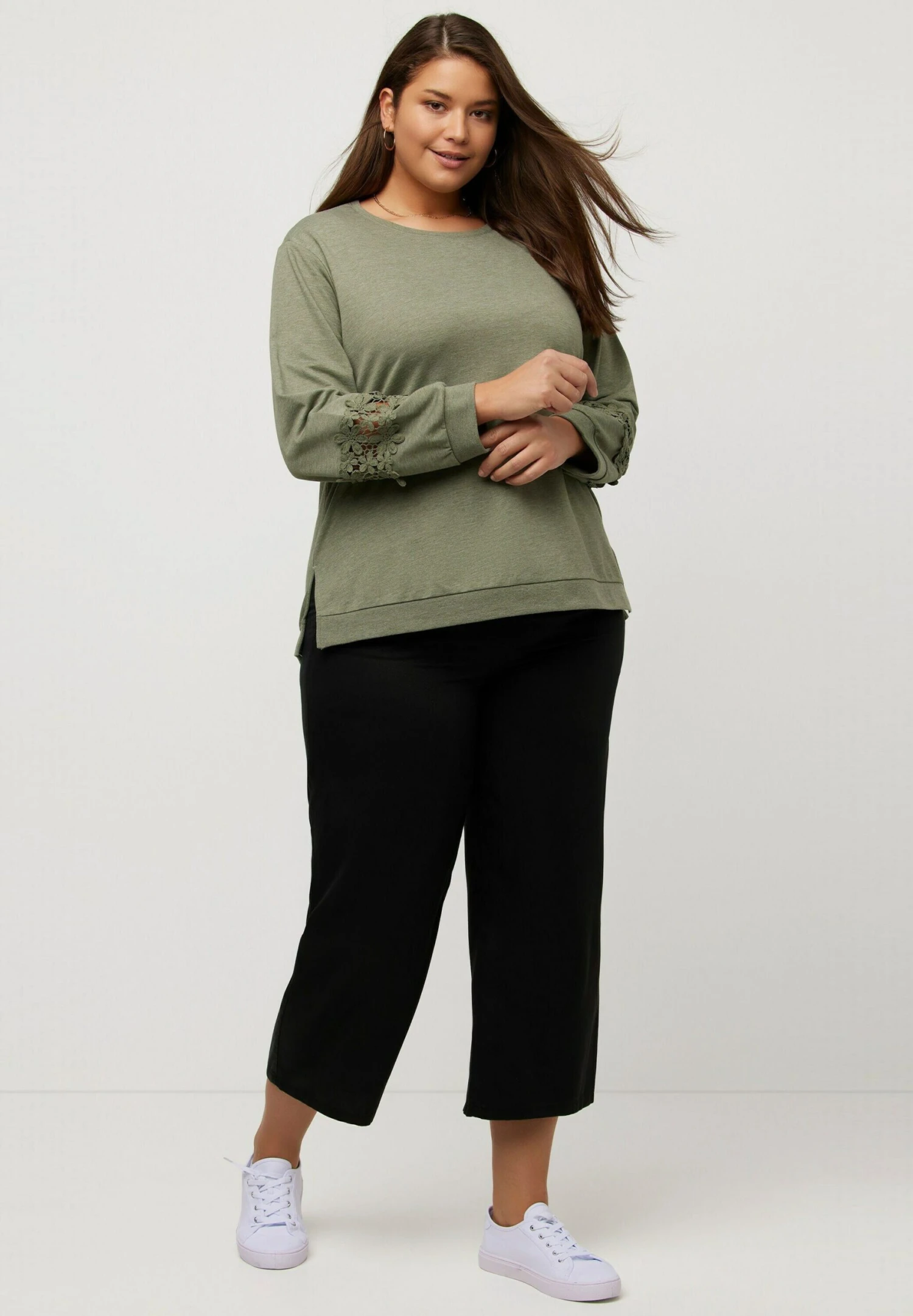 Ulla Popken Bluza - Reed Green 4 Ulla Popken Bluza - Reed Green - obrazek 2