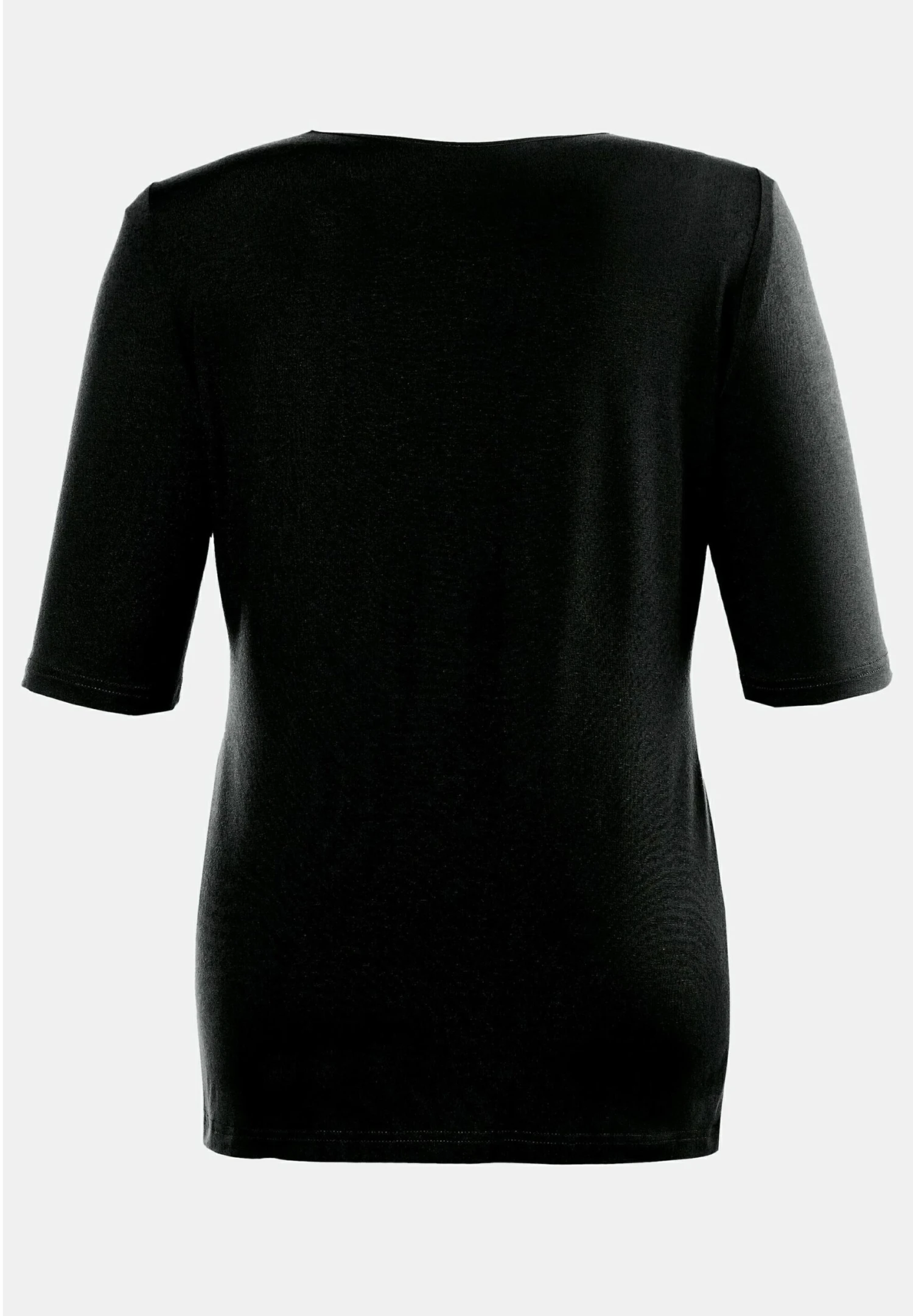 Ulla Popken T-shirt Basic - Black 4 Ulla Popken T-shirt Basic - Black - obrazek 2