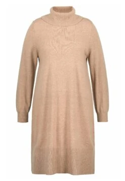Ulla Popken Sukienka Dzianinowa - Cognaczand -Ulla Popken f4224bd2395c4a96b61f08ea3865cd13
