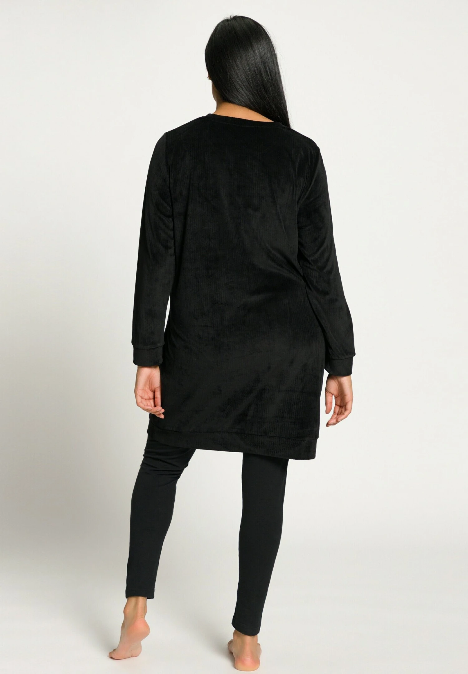 Ulla Popken Koszulka Do Spania - Black 4 Ulla Popken Koszulka Do Spania - Black - obrazek 2