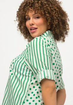 Ulla Popken Koszula - Emerald Green -Ulla Popken f732438905284db98bdca09168cad42f