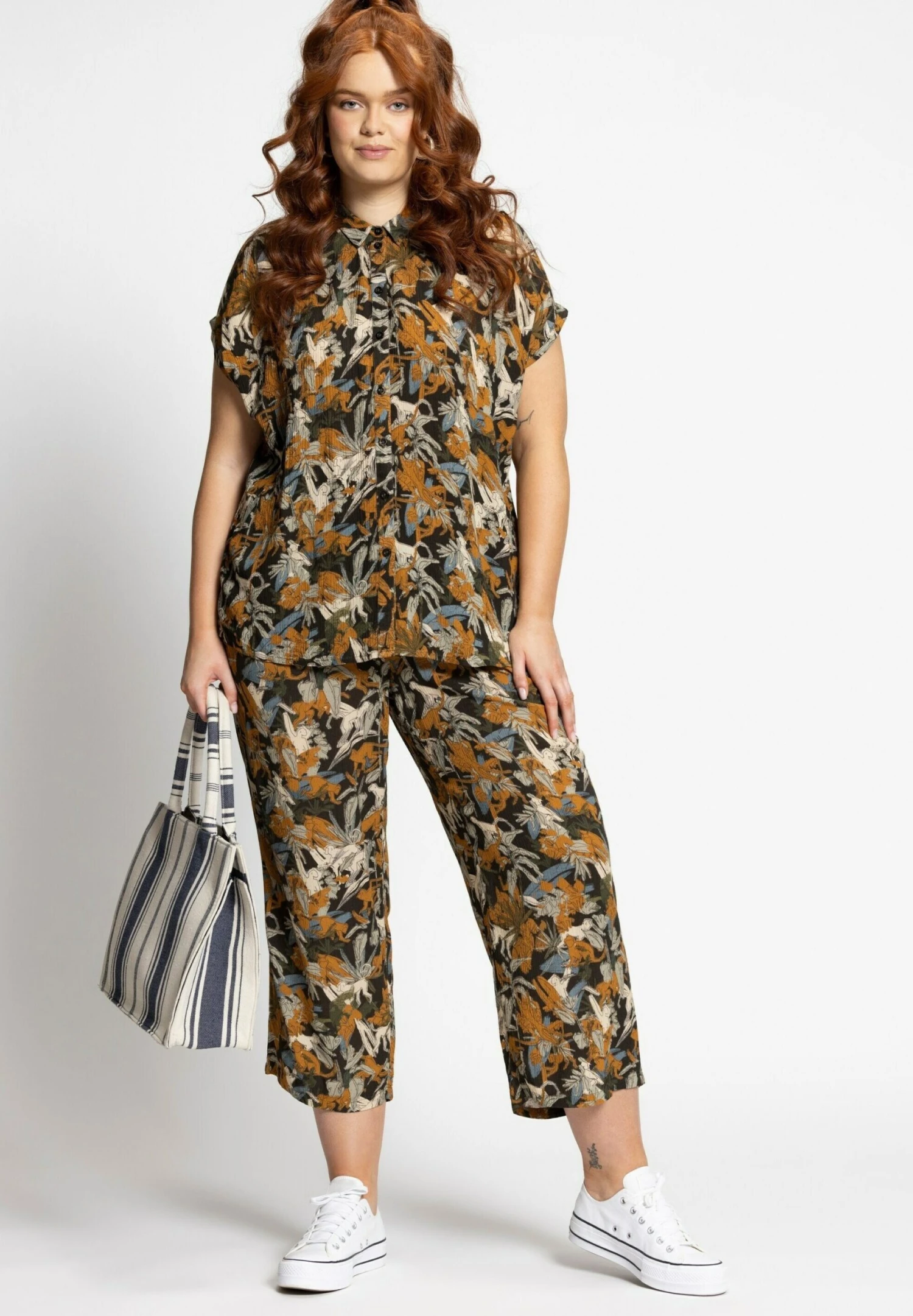 Ulla Popken Koszula - Zwart 4 Ulla Popken Koszula - Zwart - obrazek 2