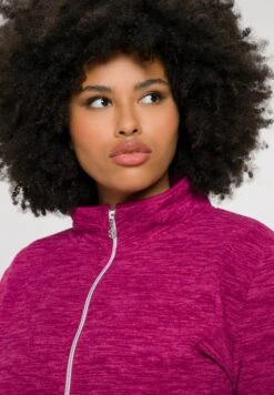 Ulla Popken Bluza Rozpinana - Magnolia Red Melange -Ulla Popken f84c227ff5d34fceac80fe31953bec51