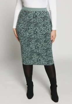 Ulla Popken Spódnica Ołówkowa - Menthe