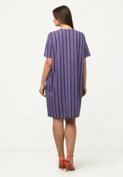 Ulla Popken Sukienka Z Dżerseju - Bleu Paon -Ulla Popken f8cd335945034200a5bdbbf193a496af