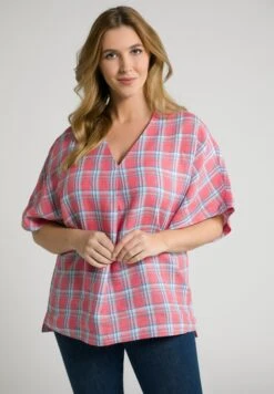 Ulla Popken 17 Ulla Popken Tunika - Flamingo