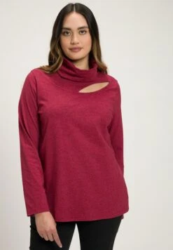 Ulla Popken Bluzka Z Długim Rękawem - Kersenrood