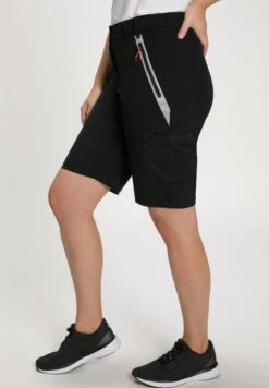 Ulla Popken FUNCTIONAL QUICK DRY STRETCH CYCLING - Szorty - Black -Ulla Popken fb224993b4c344b99a3bf3c97e3145a4