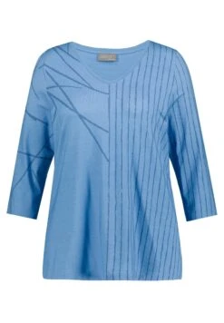 Ulla Popken Bluzka Z Długim Rękawem - Lichtblauw -Ulla Popken fb7257d0dcc64732a67fcc63ebb8143b