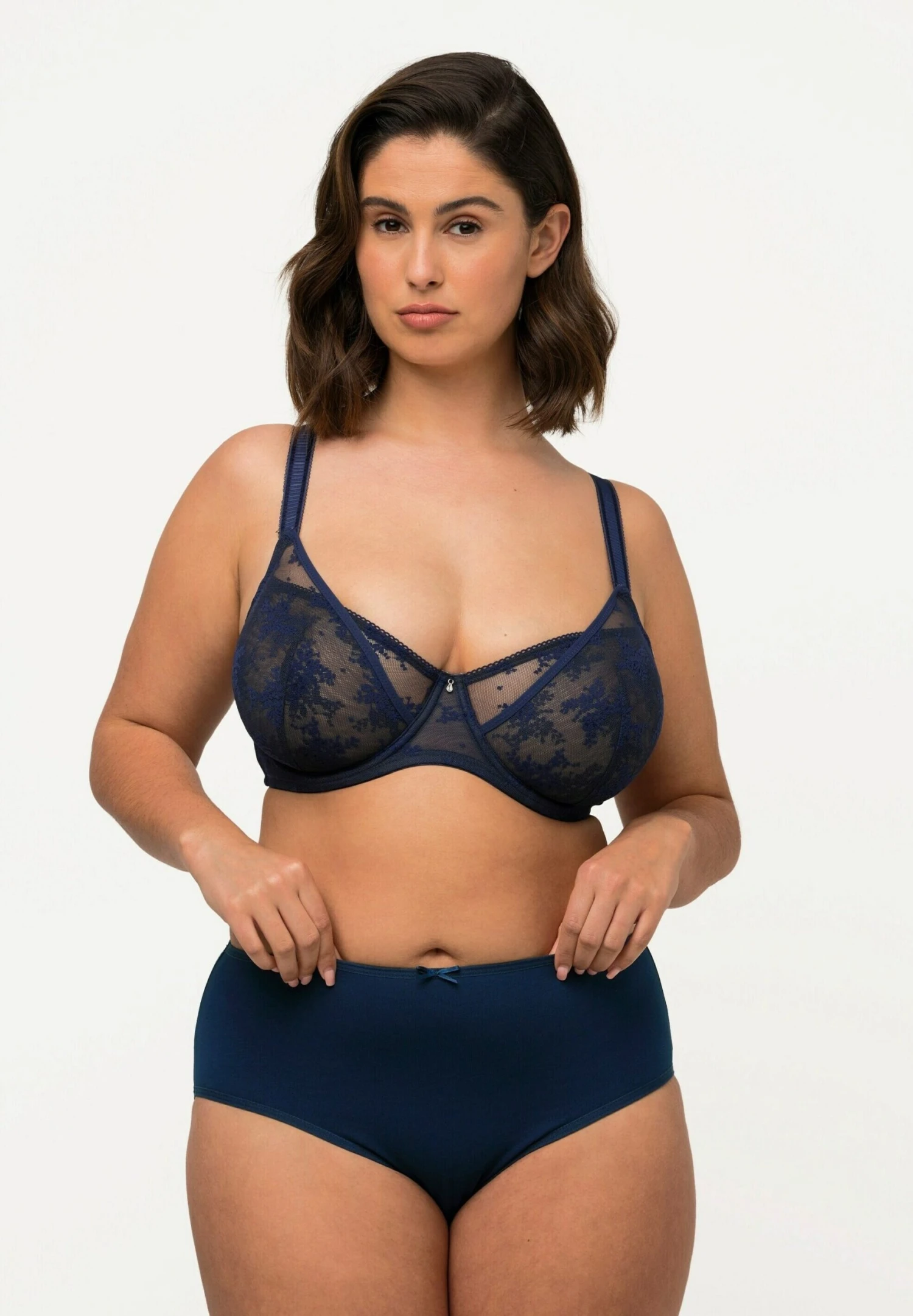 Ulla Popken 4ER-PACK - Figi - Blue Light Blue Black 3 Ulla Popken 4ER-PACK - Figi - Blue Light Blue Black