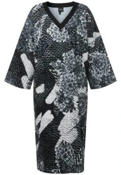 Ulla Popken Sukienka Z Dżerseju - Noir -Ulla Popken fd83965578b24975b06ea97521370f0a