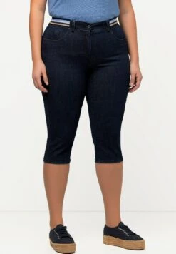 Ulla Popken Szorty Jeansowe - Jean Bleu Foncé