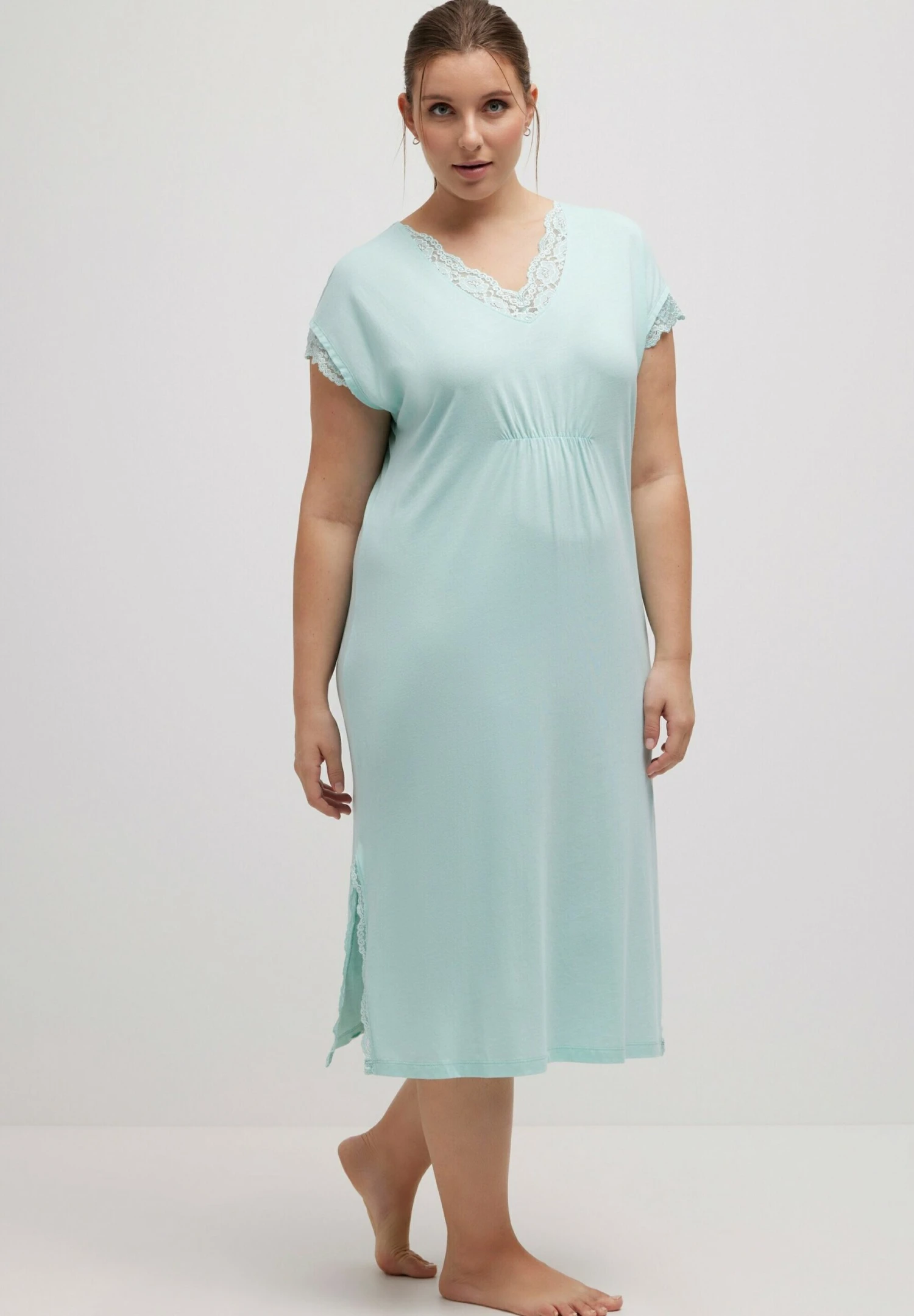 Ulla Popken Koszula Nocna - Aquamarijn 3 Ulla Popken Koszula Nocna - Aquamarijn