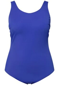 Ulla Popken FRONCES SUR LES CÔTÉS - Kostium Kąpielowy - Bleu Azur Foncé -Ulla Popken fe727e96c318402fad22fb024aa4ac30