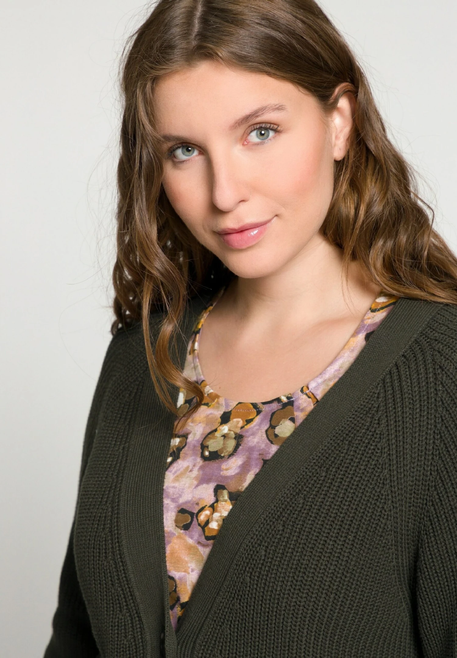 Ulla Popken GRANDPA - Kardigan - Pond Green 4 Ulla Popken GRANDPA - Kardigan - Pond Green - obrazek 2